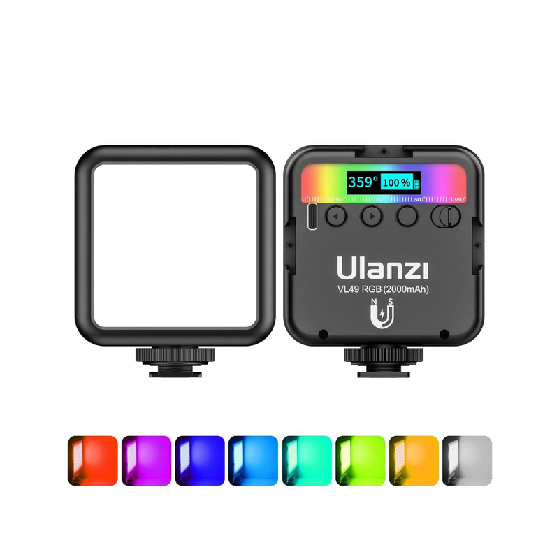 Ulanzi VL49 RGB Video Lights, LED Camera Light