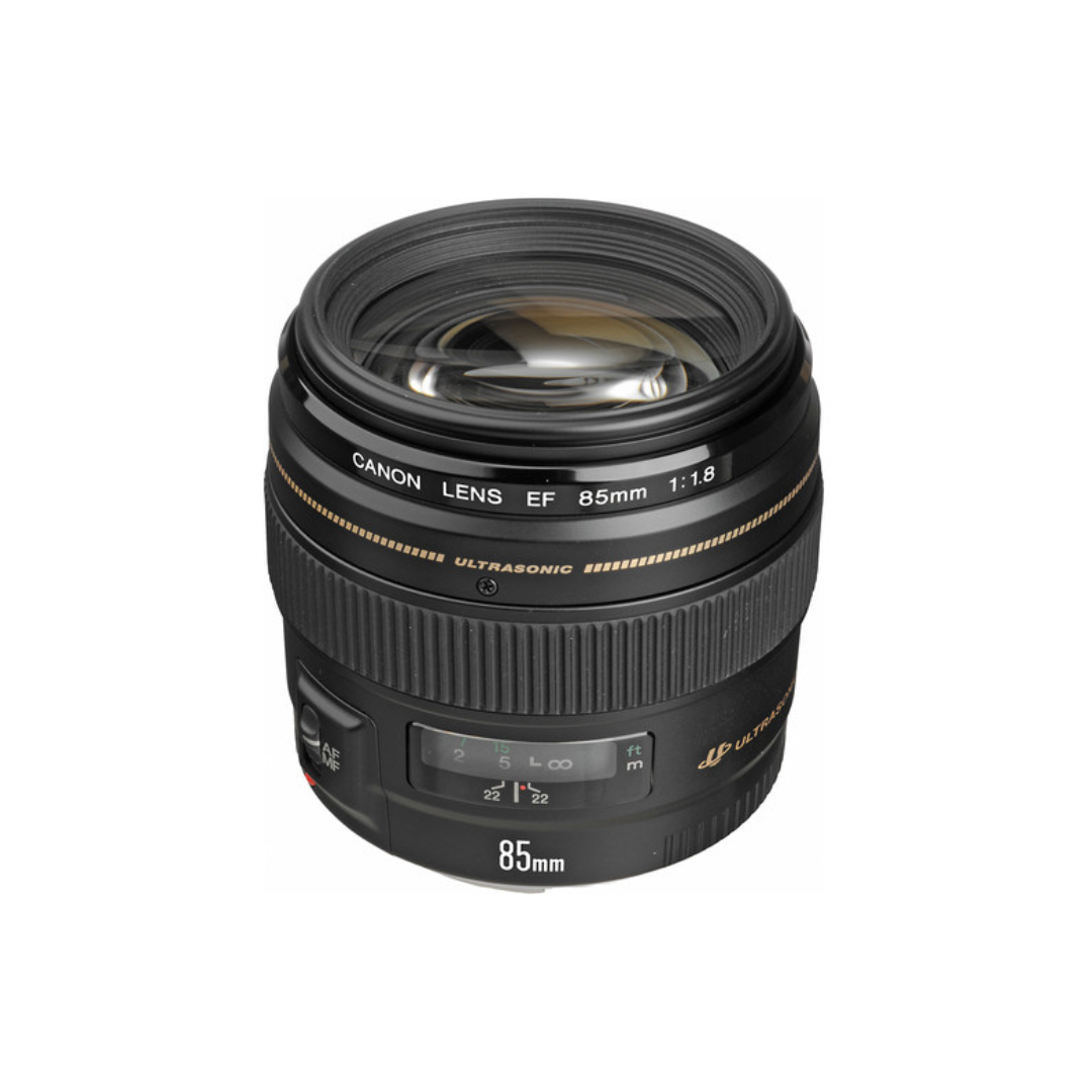 Canon EF 85mm f/1.8 USM prime portrait lens available for rent in BLR at Camera Club