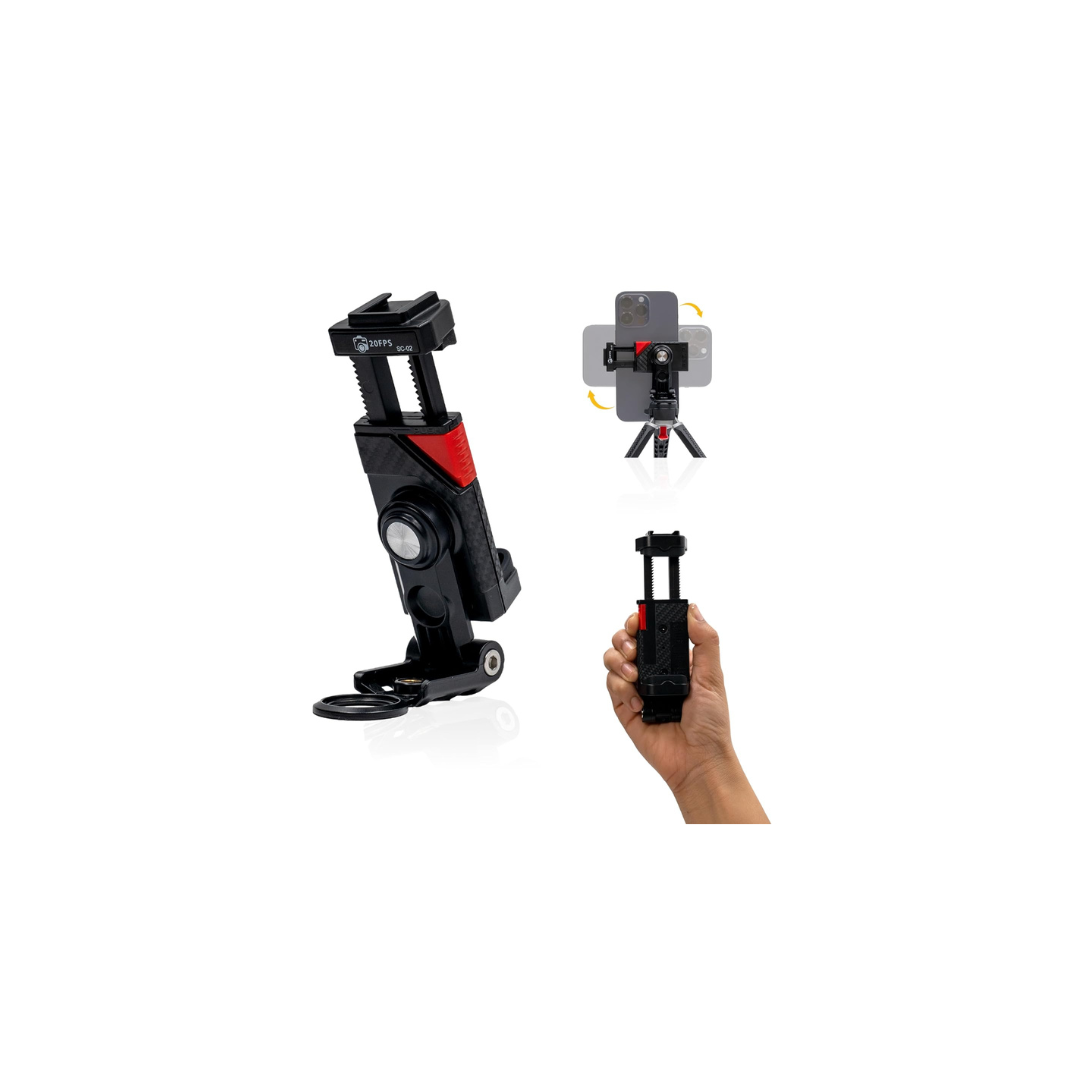 20FPS Smartphone Clamp SC-02 for Stable Mobile Photography