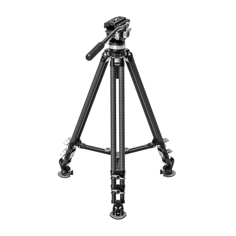 Leofoto LVC-253C Carbon Fiber Twin Leg Tripod with BV-15 Video Head System