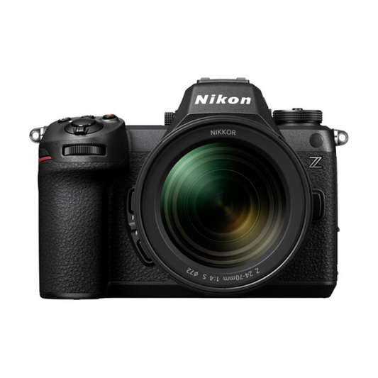 Nikon Z6 III Mirrorless Camera with 24-70mm f/4 S Lens front view