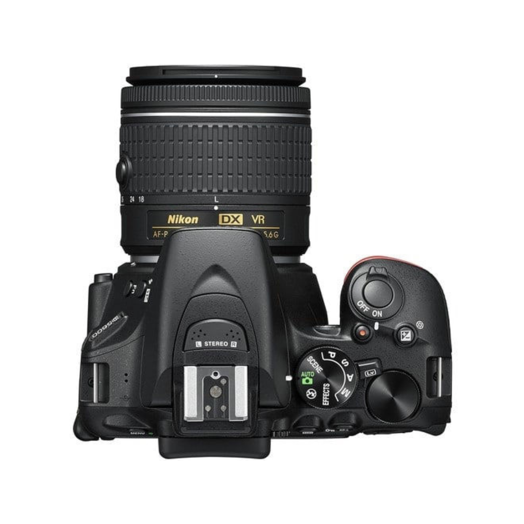 USED | Nikon D5600 DSLR Wi-Fi Digital SLR Camera with Double Zoom 2 Lens Kit AF-P 18-55mm VR & 70-300mm