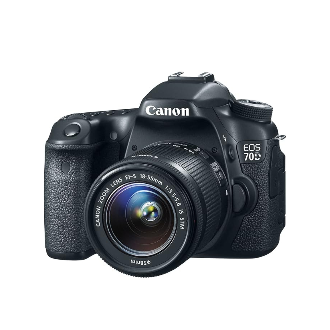 USED I Canon EOS 70D Digital SLR Camera with 18-55mm STM Lens