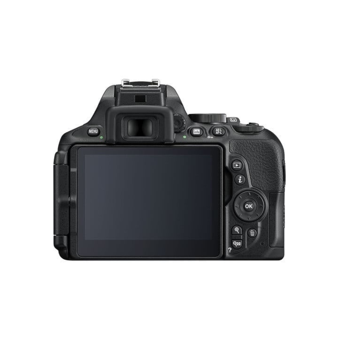 USED | Nikon D5600 DSLR Wi-Fi Digital SLR Camera with Double Zoom 2 Lens Kit AF-P 18-55mm VR & 70-300mm