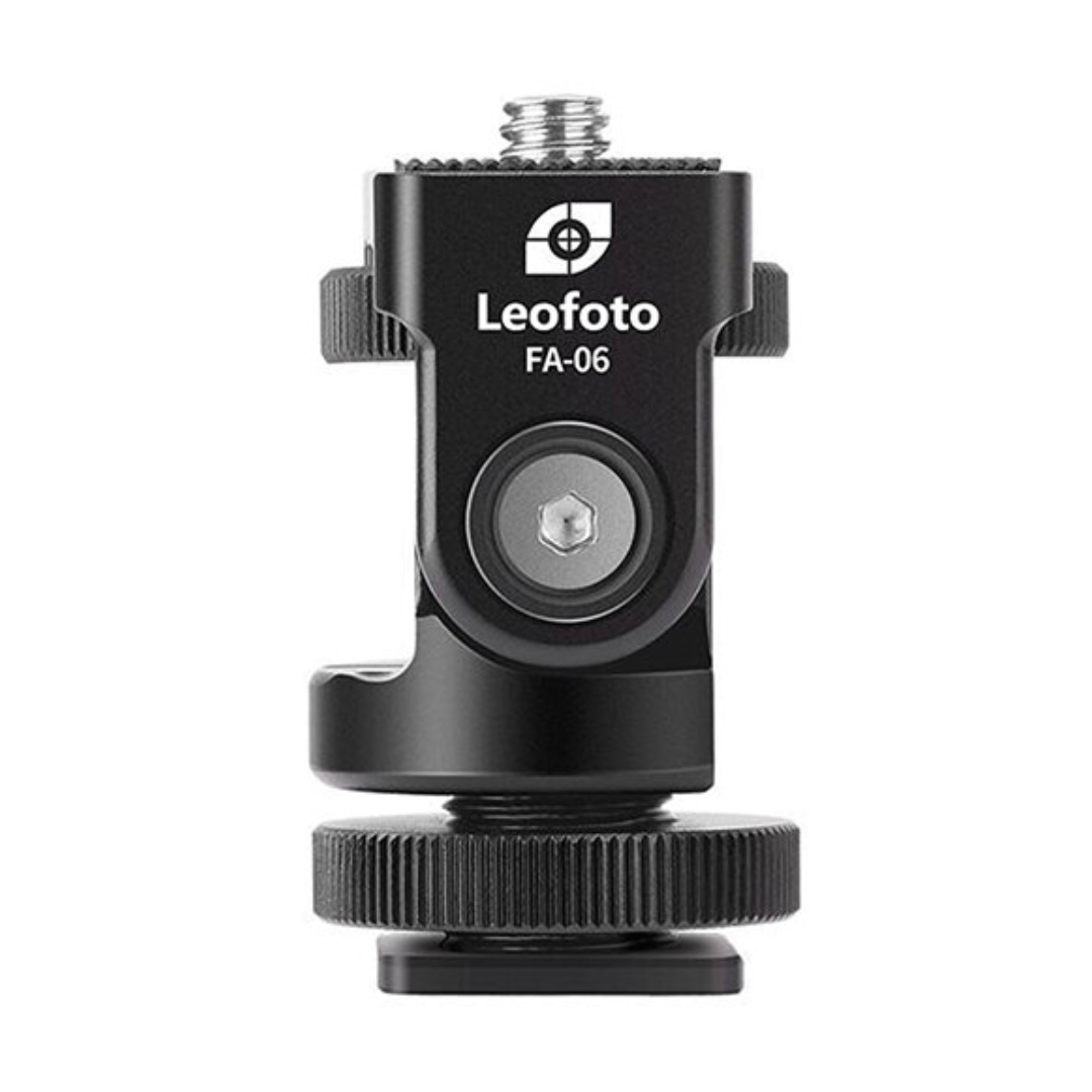 Leofoto FA-06 Hot Shoe Tilt Head Adapter with Friction Control