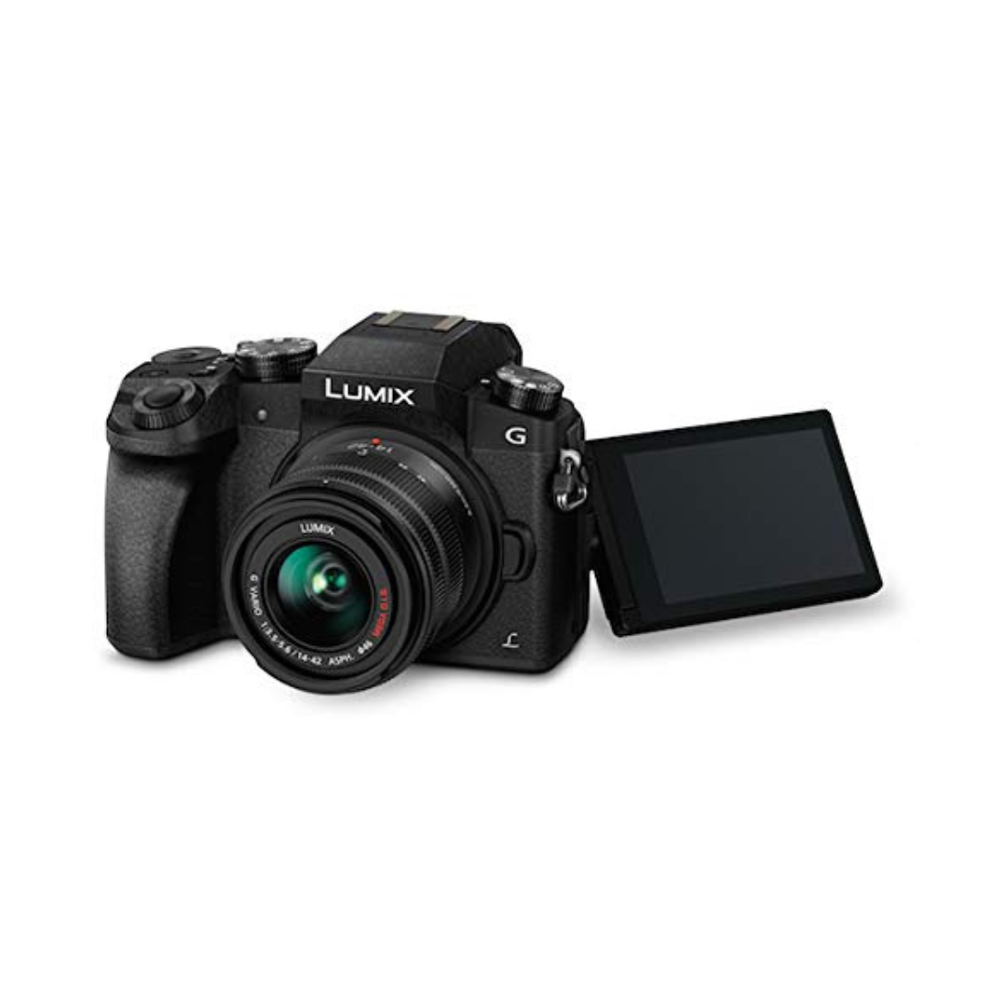 USED | Panasonic LUMIX G7 16.00 MP 4K Mirrorless Interchangeable Lens Camera Kit with 14-42 mm Lens (Black) with 3x Optical Zoom