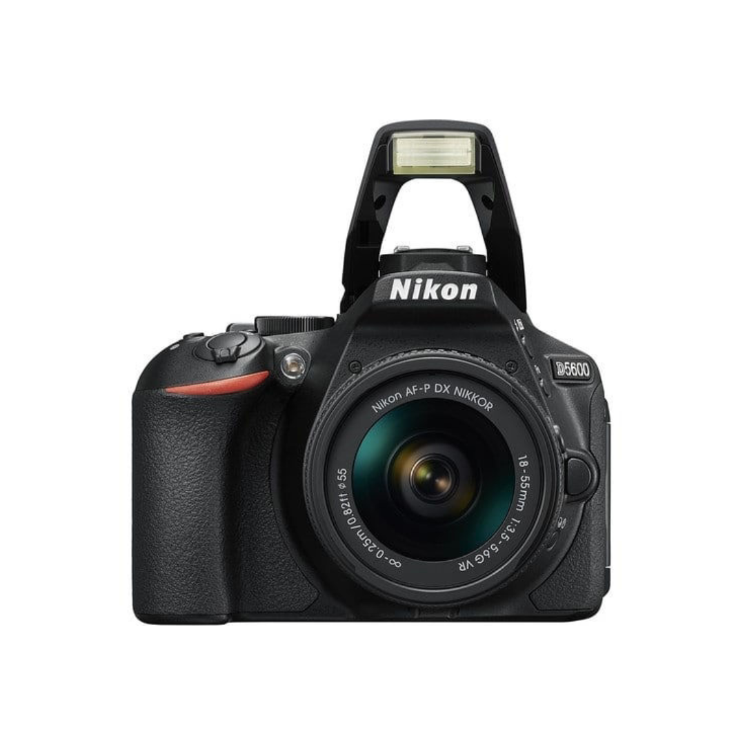 USED | Nikon D5600 DSLR Wi-Fi Digital SLR Camera with Double Zoom 2 Lens Kit AF-P 18-55mm VR & 70-300mm