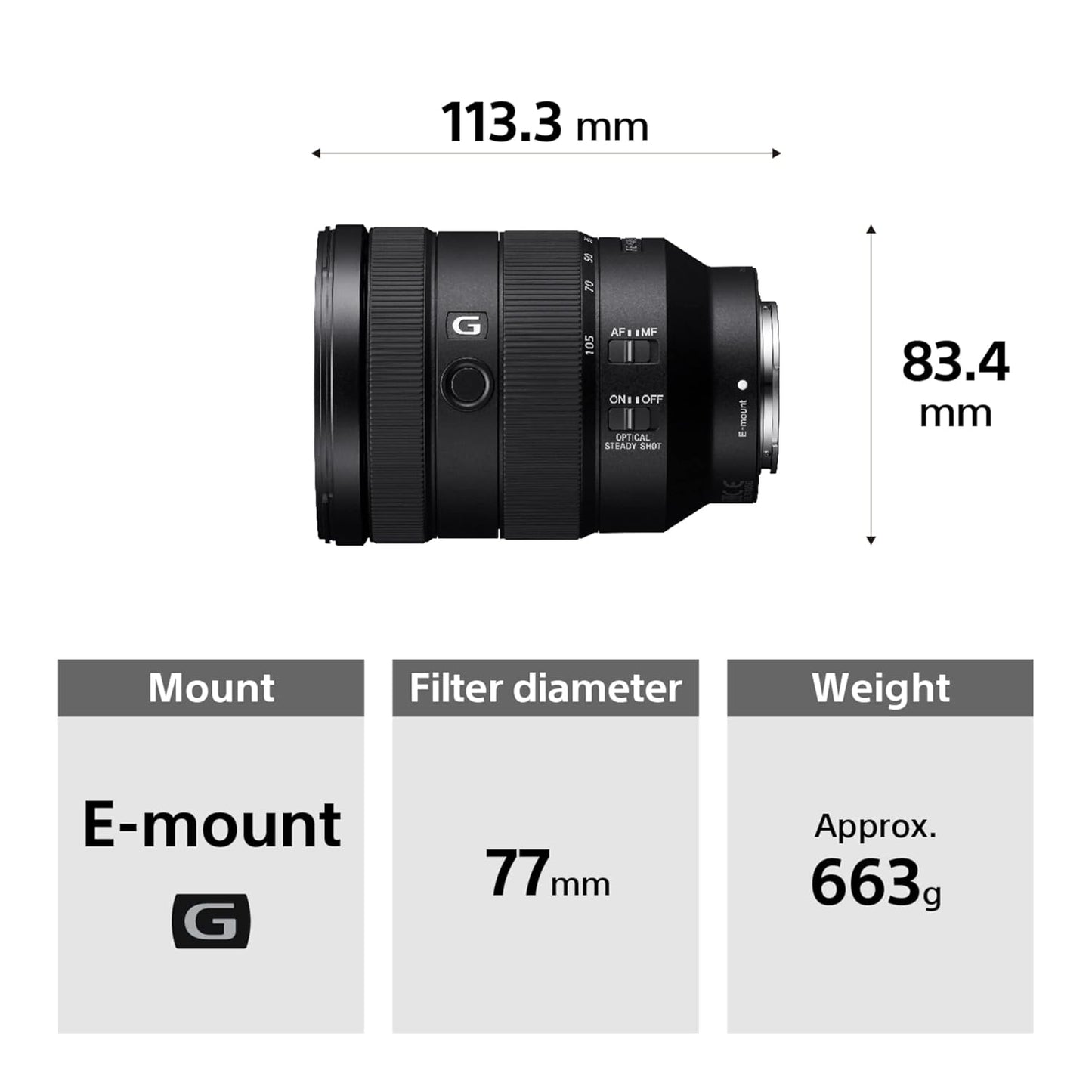 USED | SONY SEL2 4-105 GM