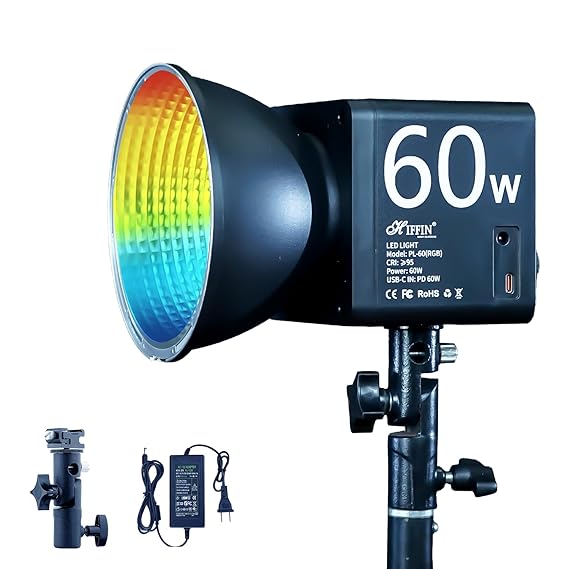 HIFFIN PL-60 Portable RGB Video Light – Camera Club India
