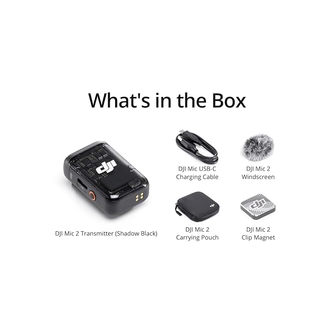 UNBOXED | DJI Mic 2 Transmitter (Shadow Black)