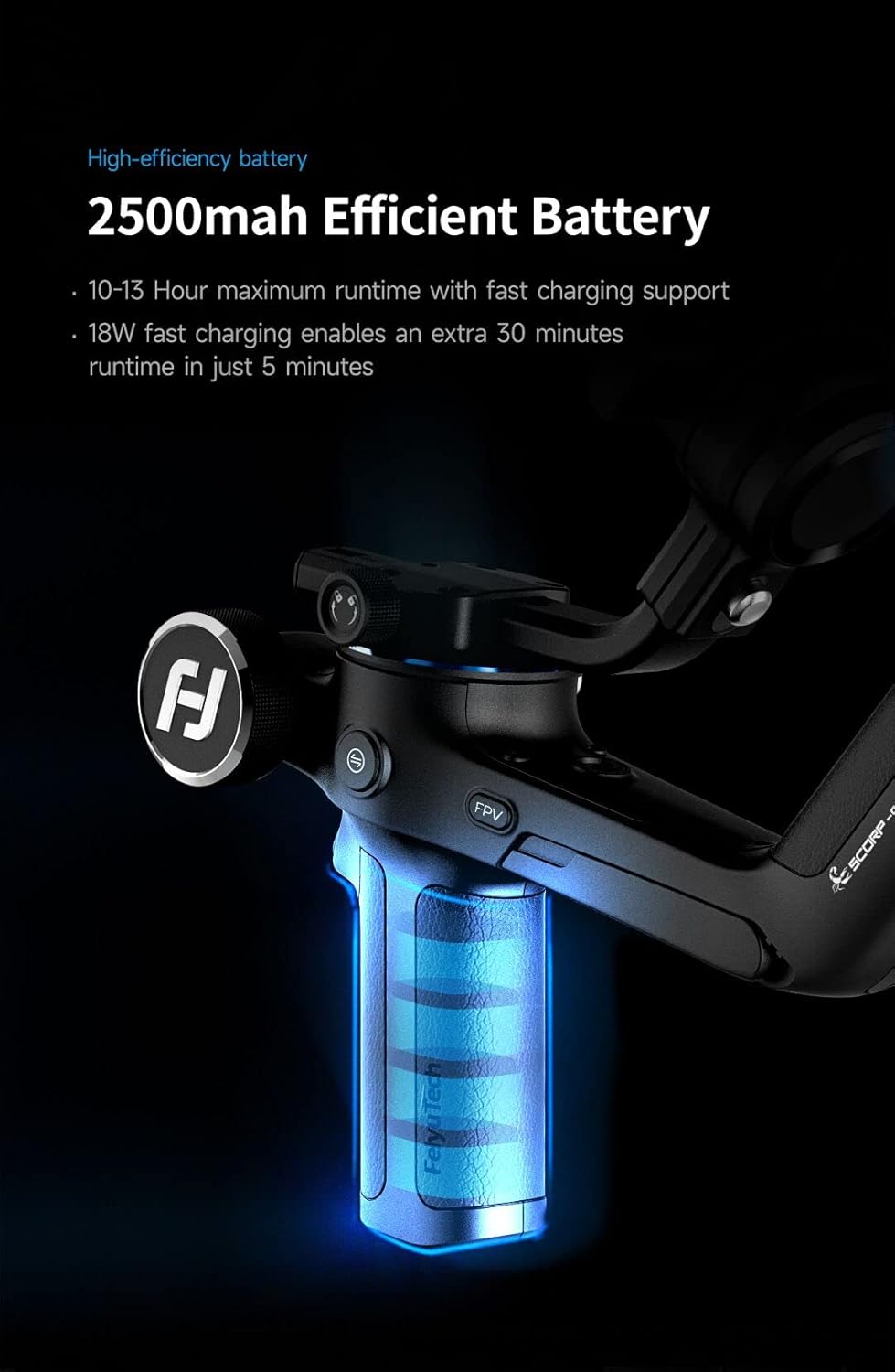 FEIYU SCORP-C 3-AXIS HANDHELD GIMBAL FOR CAMERA
