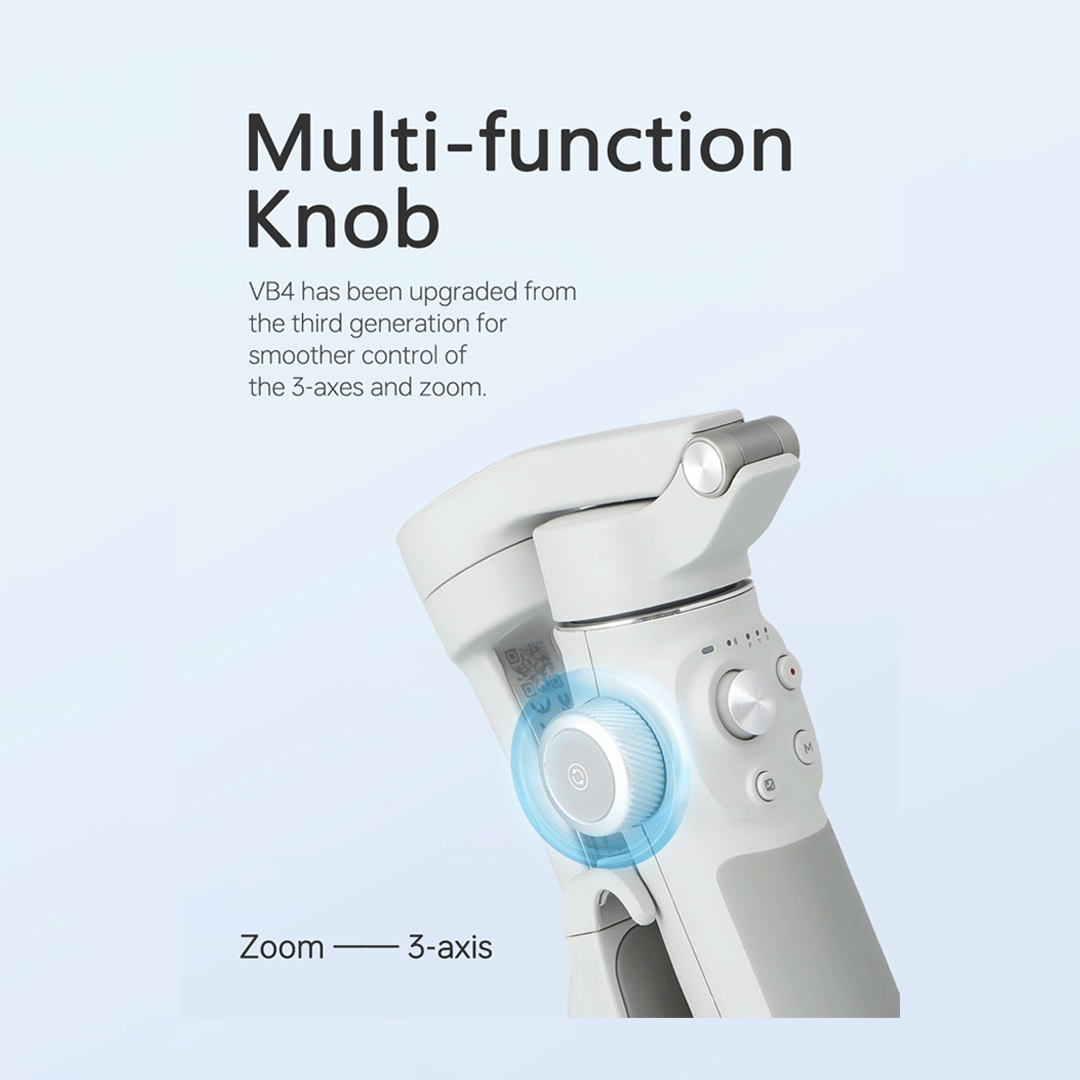 FEIYU VB 4 3-Axis handheld smartphone gimbal stabilizer for mobile video recording and content creation