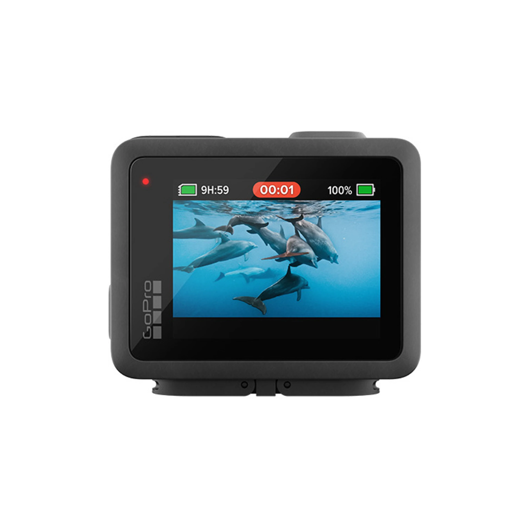 GoPro HERO compact waterproof action camera with 4K Ultra HD video recording and touch screen
