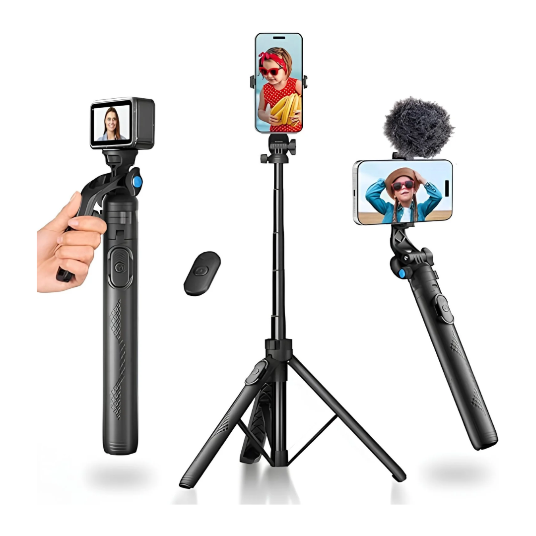 HIFFIN HST-61 Meter Portable Long Selfie Stick Tripod – Camera