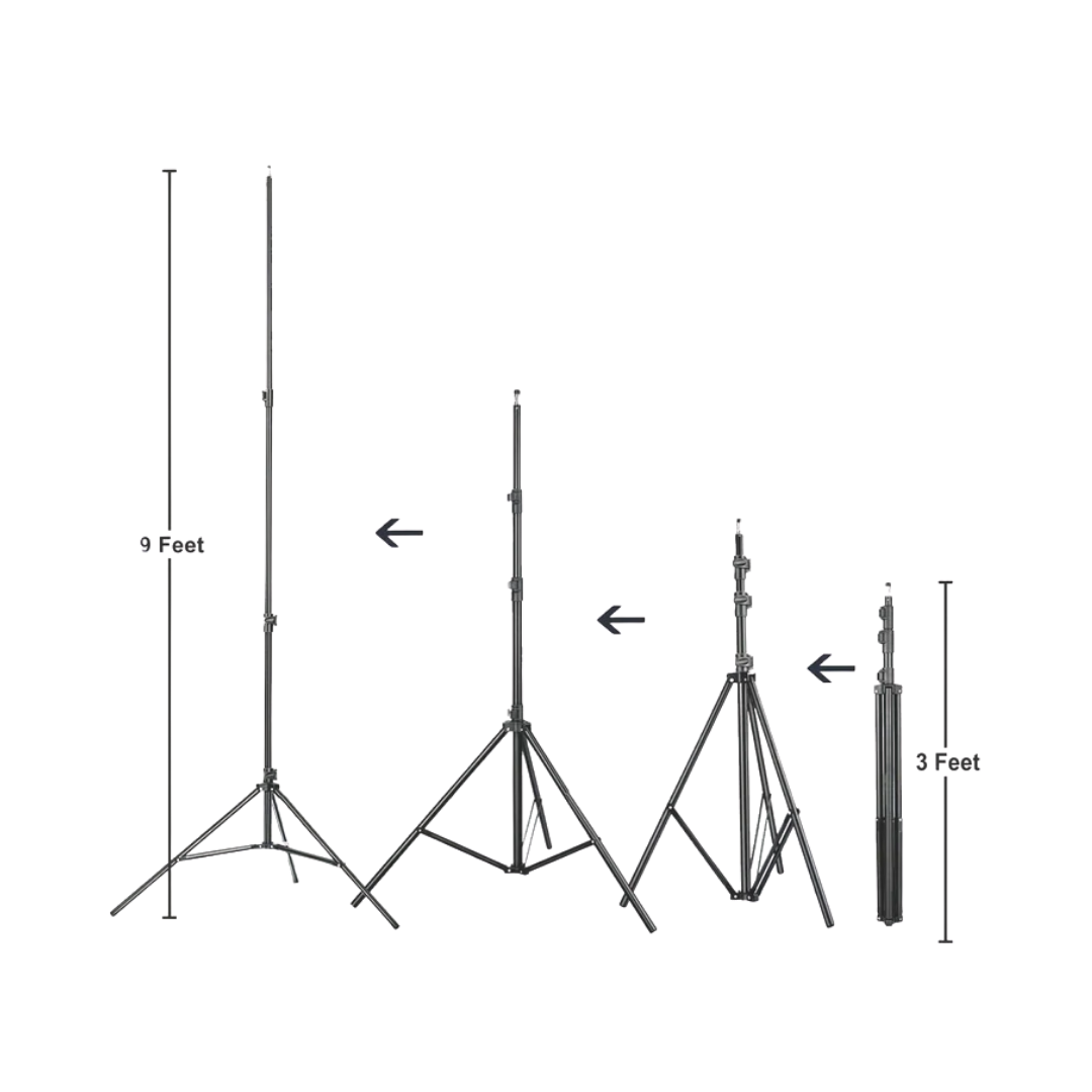 HIFFIN 9x9ft Studio Background Support Kit