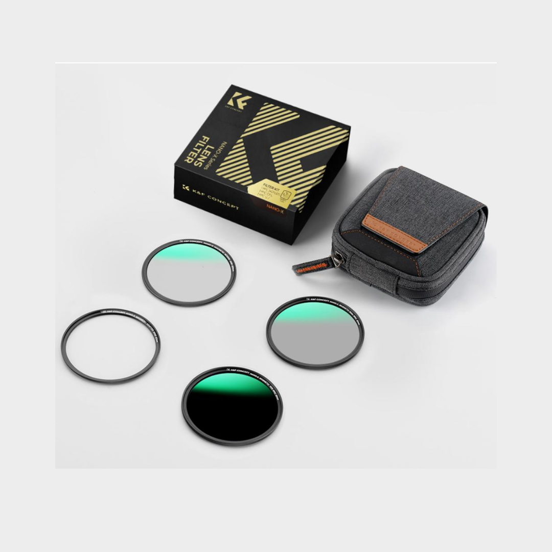 K&F Concept MCUV + CPL + ND1000 Magnetic Filter Kit