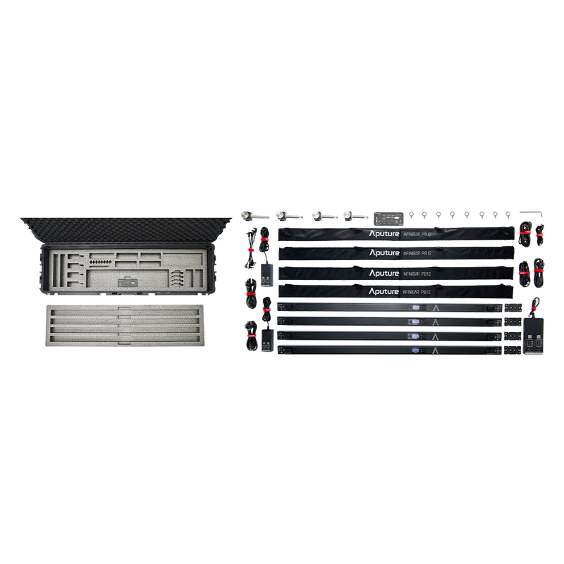 Aputure INFINIBAR PB12 4-Light Kit – Professional RGBWW LED Bar Lights