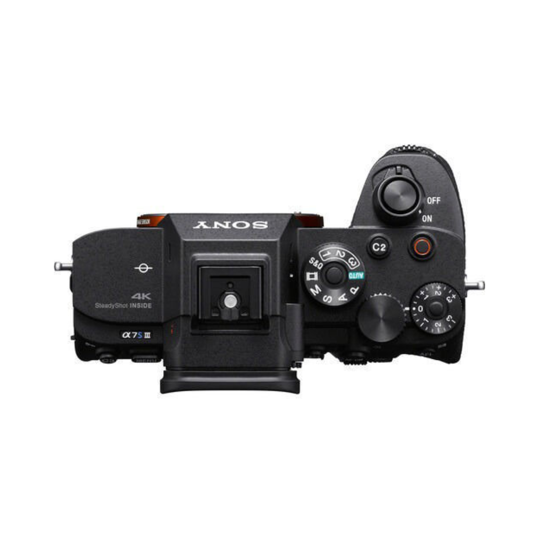 Sony A7S III mirrorless camera body available for rent in Bangalore at Camera Club
