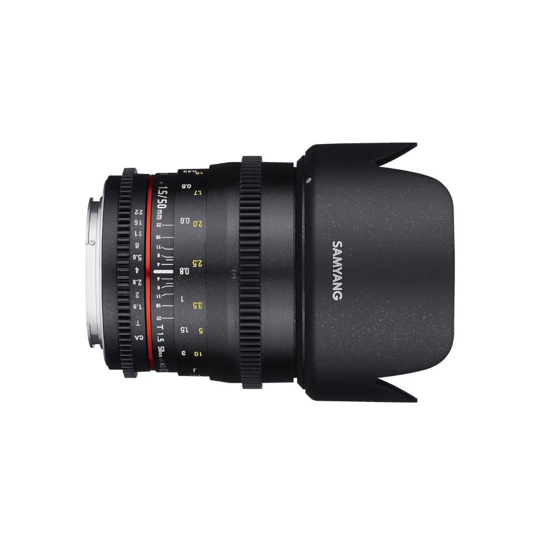 USED I Samyang 50mm T1.5 AS UMC VDSLR Cine Lens for Canon DSLR