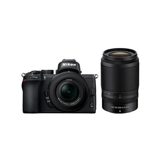 Nikon Z 50 Mirrorless Camera with 16-50mm & 50-250mm Lenses and EN-EL25 Battery