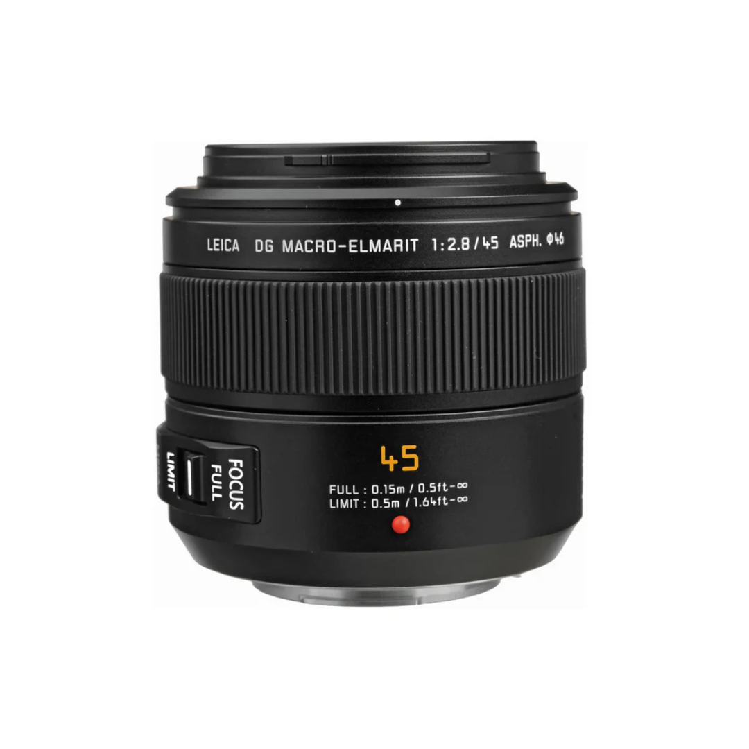 USED | Panasonic Leica DG Macro-Elmarit 45mm f/2.8 ASPH. MEGA O.I.S. Lens