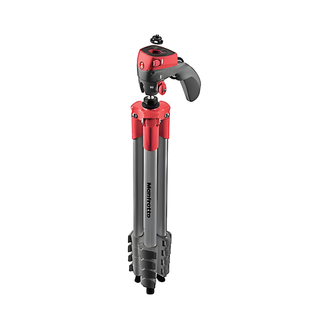 Manfrotto Compact Action Tripod Red