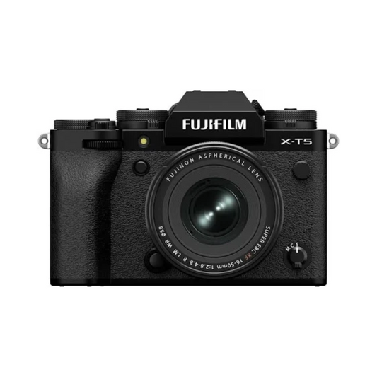 Fujifilm X-T5 mirrorless digital camera with XF 16-50mm lens