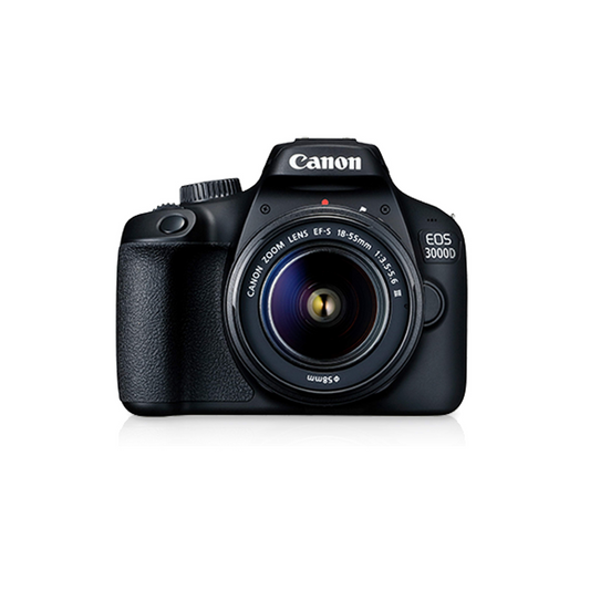 Used Canon EOS 3000D DSLR with 18-55mm Lens (Black)