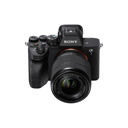Sony A7M4 Mirrorless Camera with 28-70mm Lens Front View