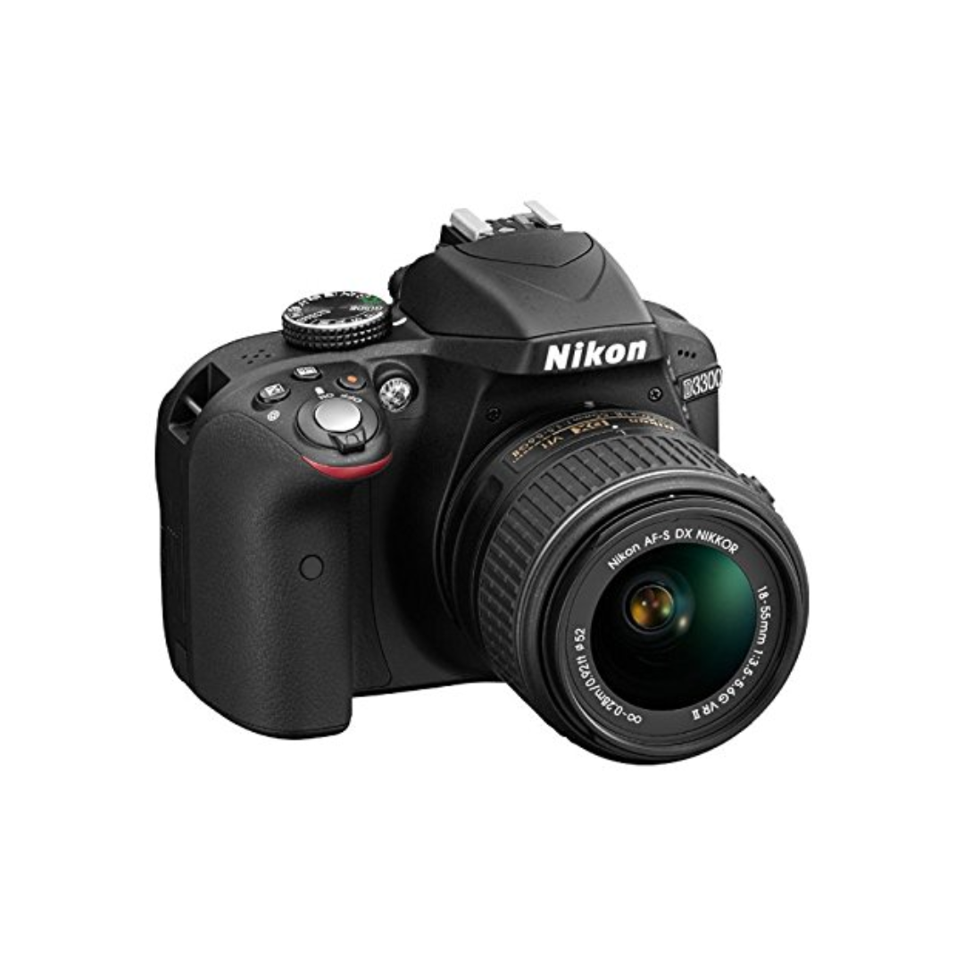 Used Nikon D3300 DSLR Camera with 18-55mm kit lens available at Camera Club in excellent working condition.