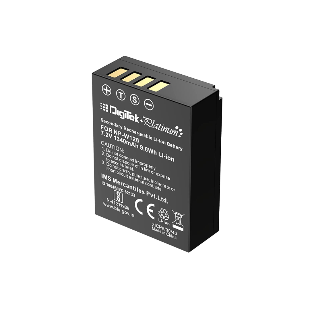 Digitek NP-FW126 rechargeable camera battery for digital cameras