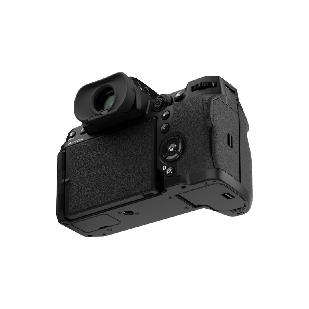 Used Fujifilm X-H2S mirrorless camera body available at Camera Club