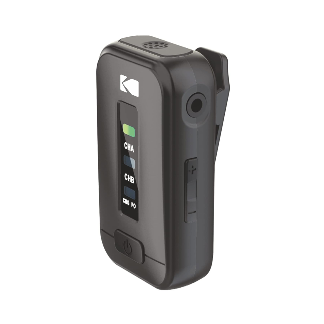 KODAK WM9 Wireless Microphone for Clear Audio Recording