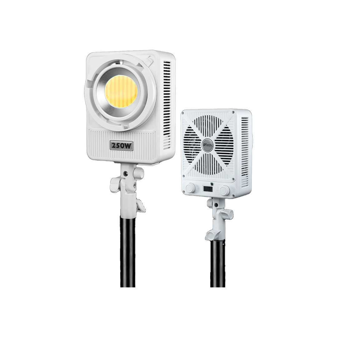 Used HIFFIN HF-250 Wonder Series 250W LED Video Light White studio lighting unit Camera Club