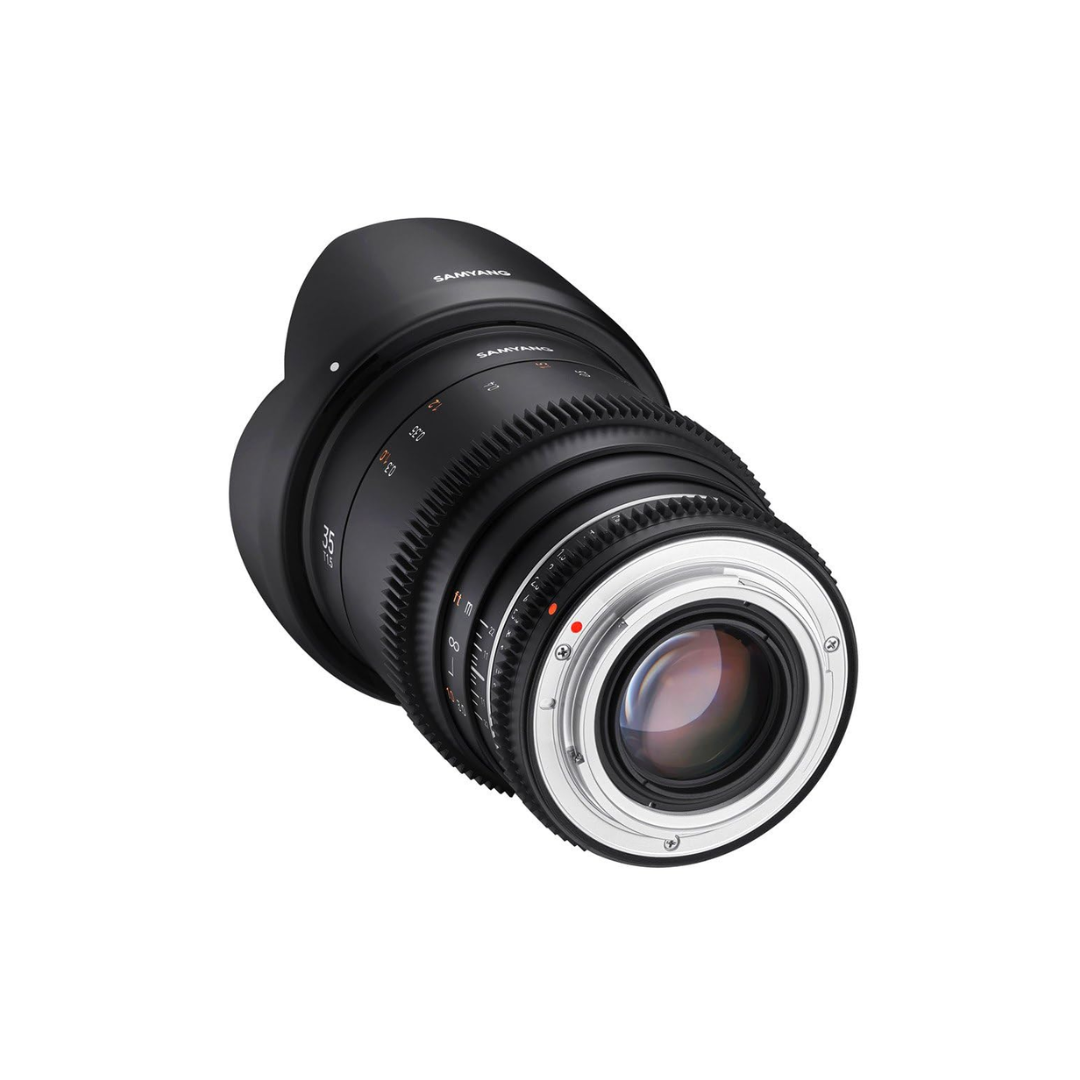 Used Samyang MF 35mm T1.5 VDSLR MK2 Cine Lens for Sony E Mount