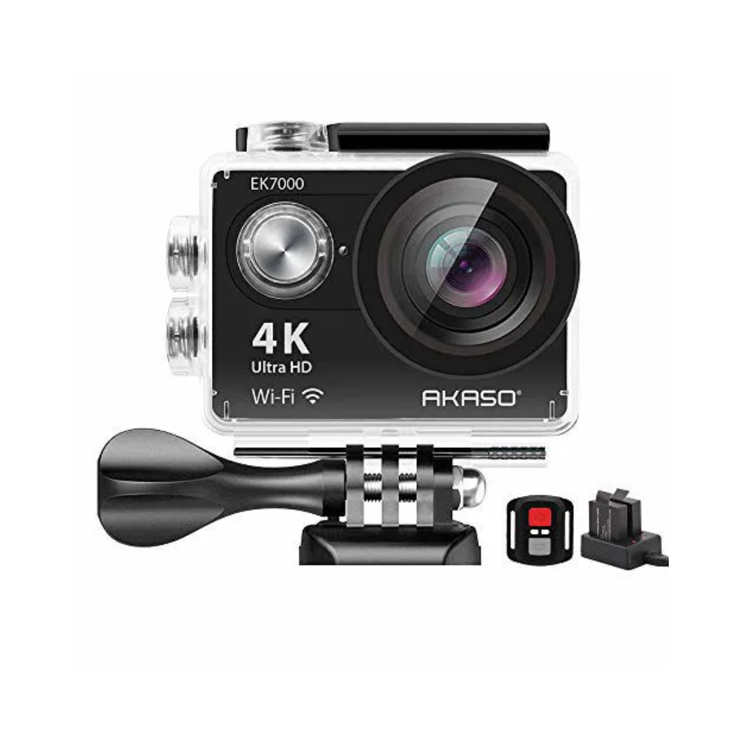 Unboxed AKASO EK7000 4K30FPS Action Camera available at Camera Club