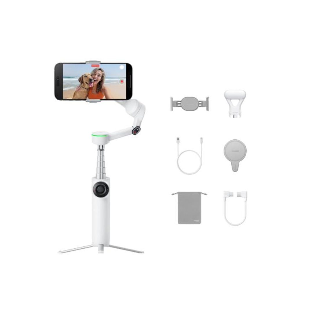 UNBOXED Insta360 Flow 2 Pro Creator Kit smartphone gimbal stabilizer