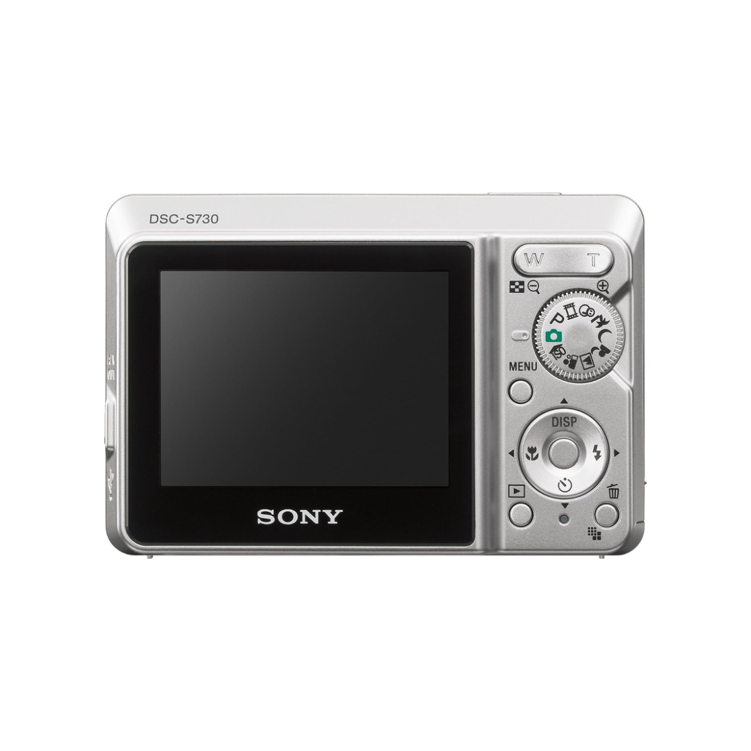 Used Sony Cyber-shot DSC-S730 7.2MP digital camera with 3x optical zoom