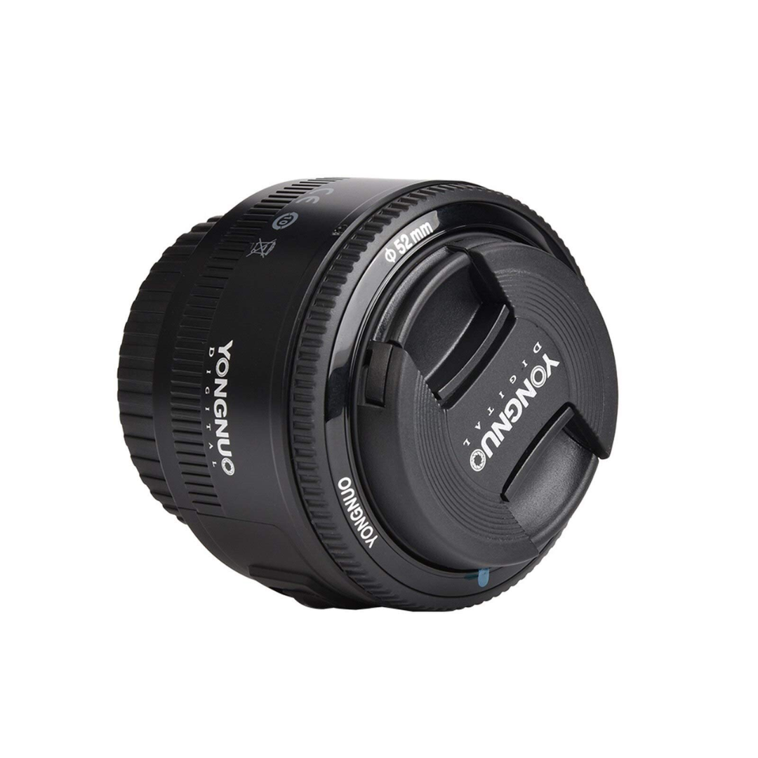 Used Yongnuo YN 50mm f/1.8 prime lens for Canon EF mount cameras available at Camera Club. Ideal for portraits, low-light photography, and everyday shooting.