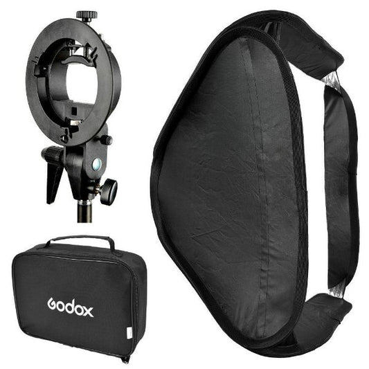 USED | GODOX SFUV8080 Portable Assembly Collapsible Diffuser Soft Box Kit with S-Type Bowens Bracket