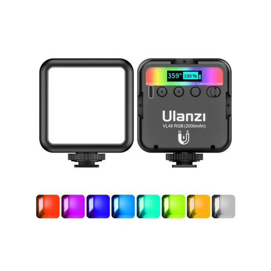 ULANZI VL49 RGB Video, LED Camera Light 360°