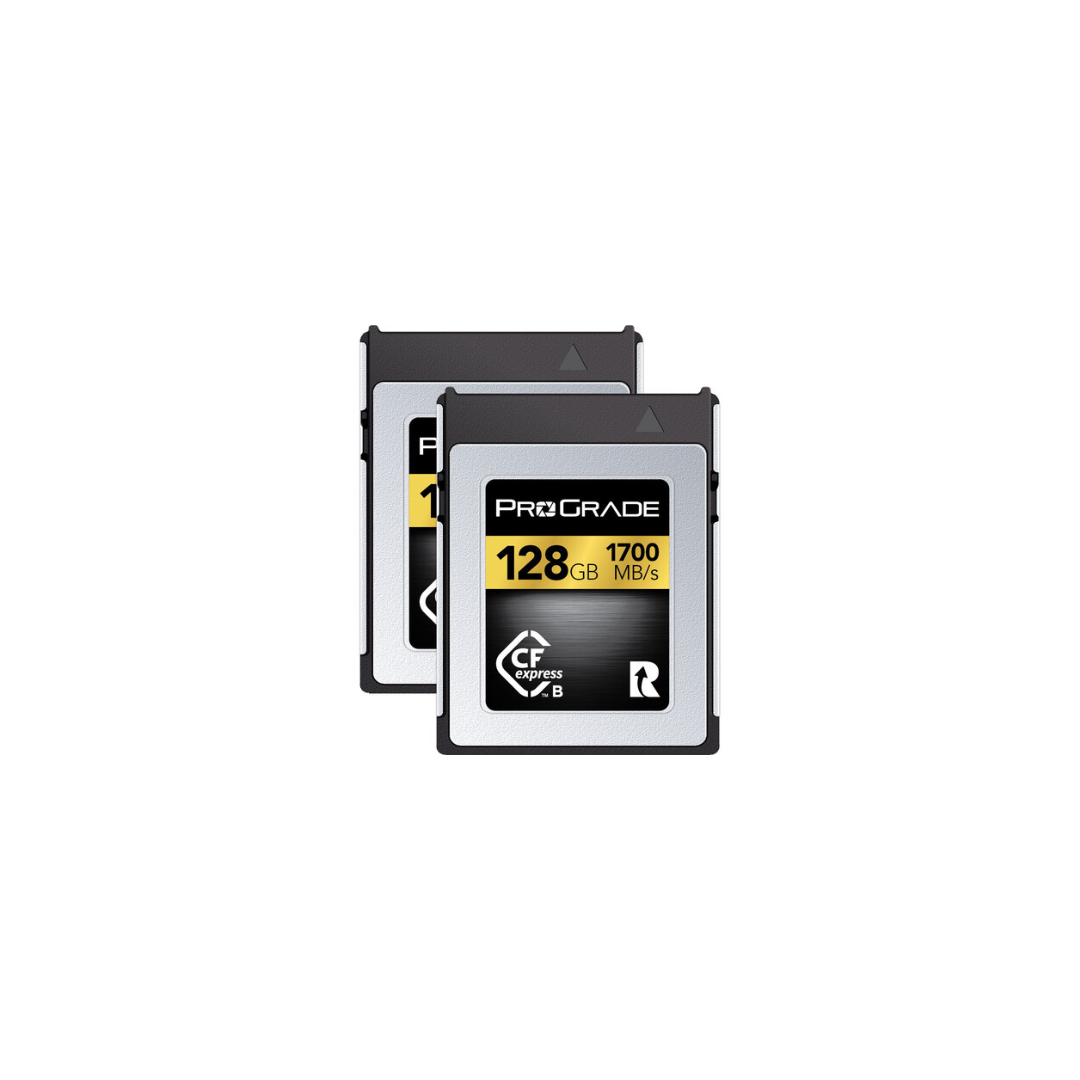 PROGRADE Digital 128GB CFexpress 2.0 memory Card 2-Pack