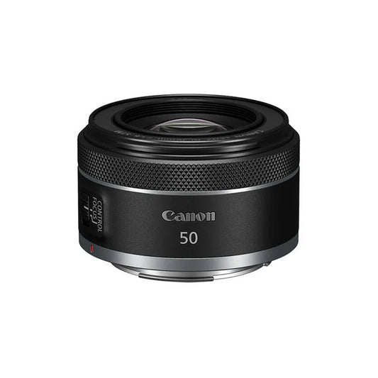 Used Canon RF 50mm f/1.8 STM Lens with front view