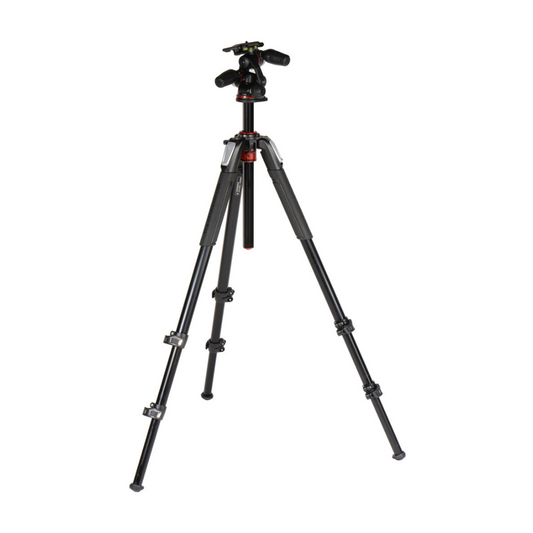 Manfrotto MK055XPRO3-3W Aluminum Tripod with 3-Way Pan/Tilt Head