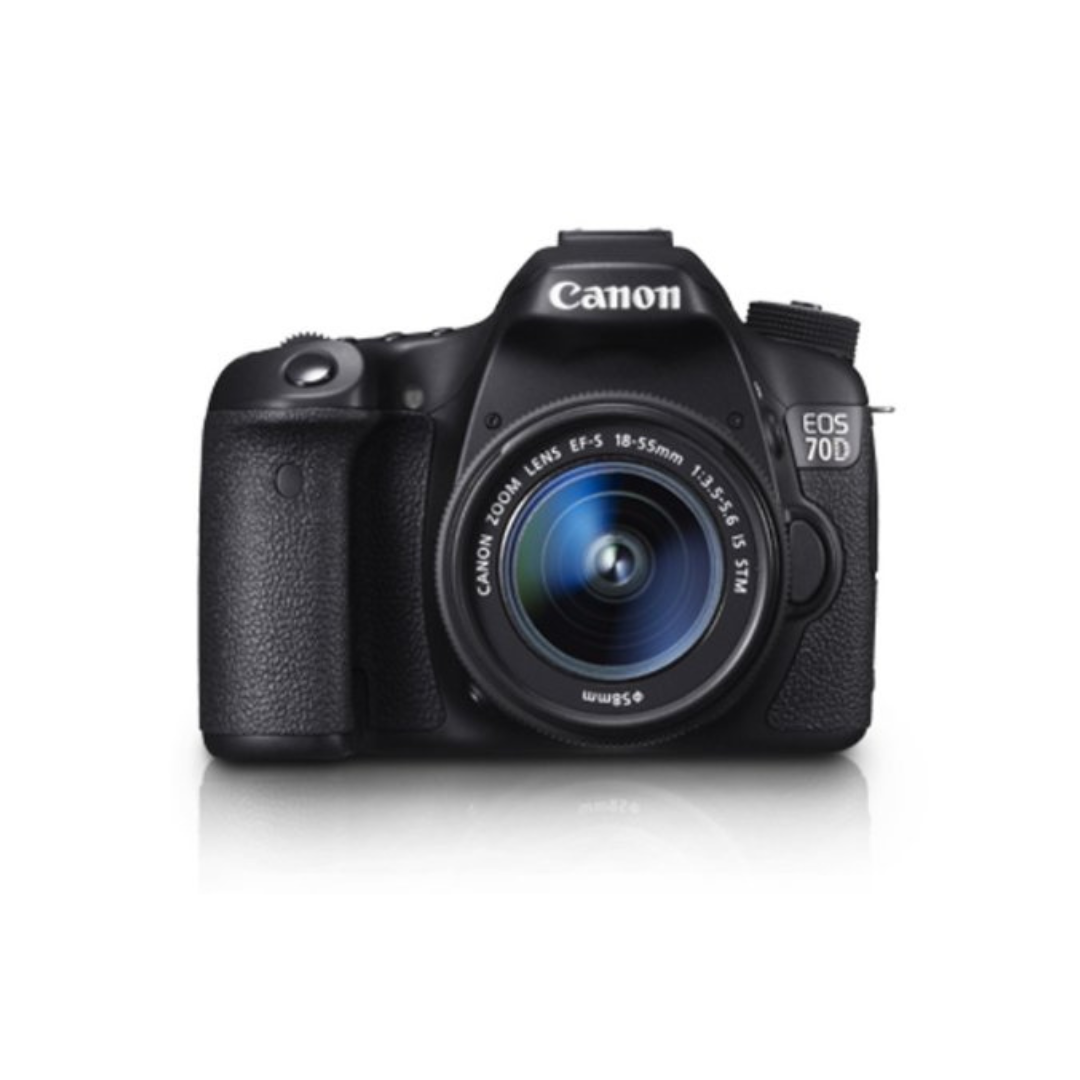USED I Canon EOS 70D DSLR Camera with EF-S 18-55 mm IS STM Lens