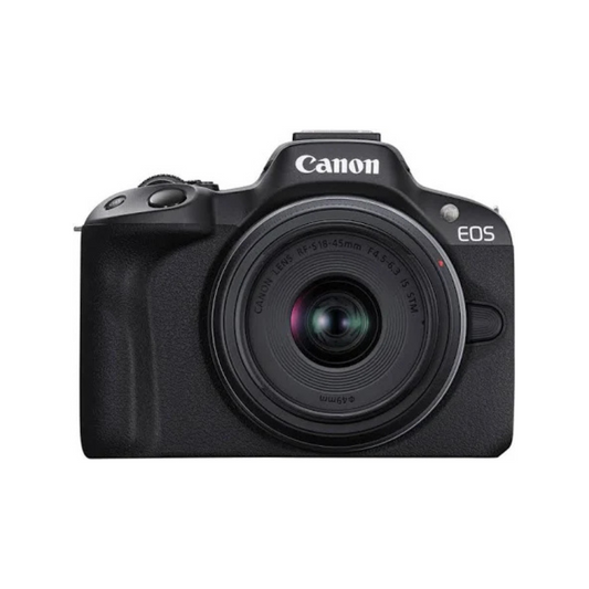 Canon EOS R50 Mirrorless Camera with RF-S 18-45mm f/4.5-6.3 IS STM Lens