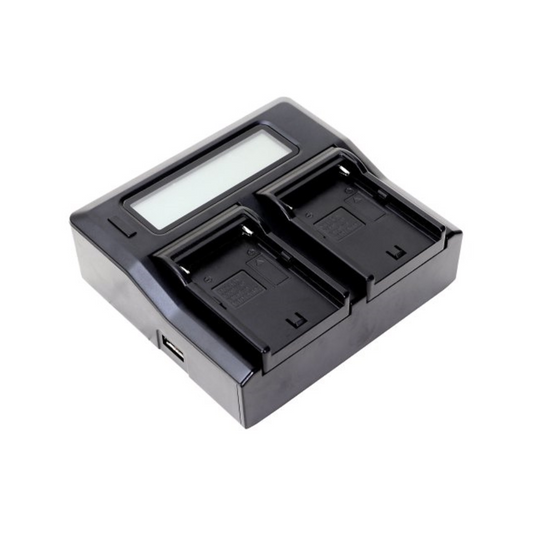 WELBORN CAMERA BATTERY DUAL LCD CHARGER (WB-C-005)