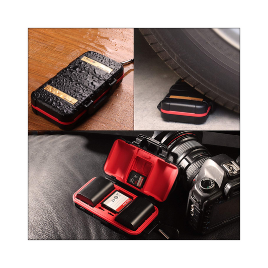 HIFFIN D950 Memory Card Case Box for SD CF XQD Camera Battery AA Battery