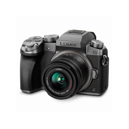 Used Panasonic Lumix G7 Mirrorless Camera with 14-42mm Lens (Silver)