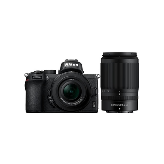 Used Nikon Z50 Mirrorless Camera with 16-50mm & 50-250mm Lenses